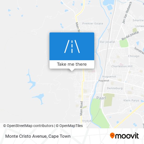 Monte Cristo Avenue map