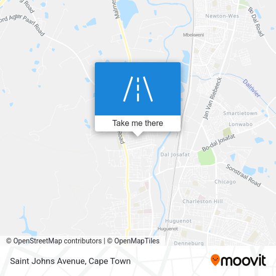 Saint Johns Avenue map