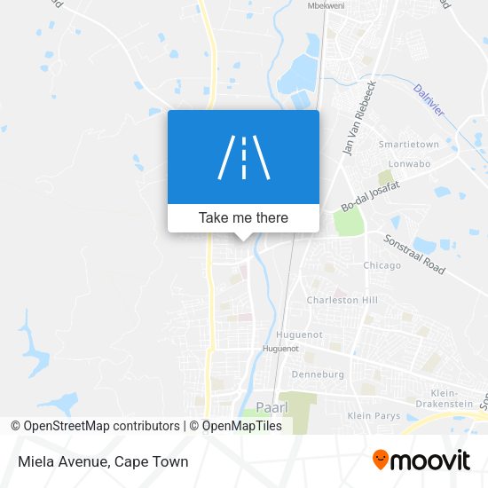 Miela Avenue map