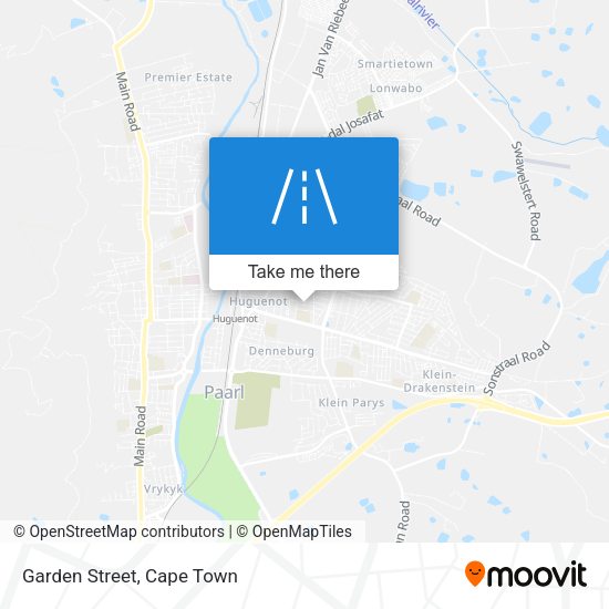 Garden Street map