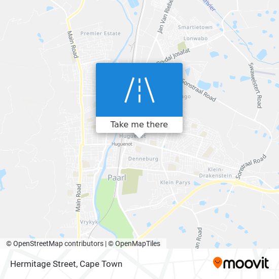 Hermitage Street map