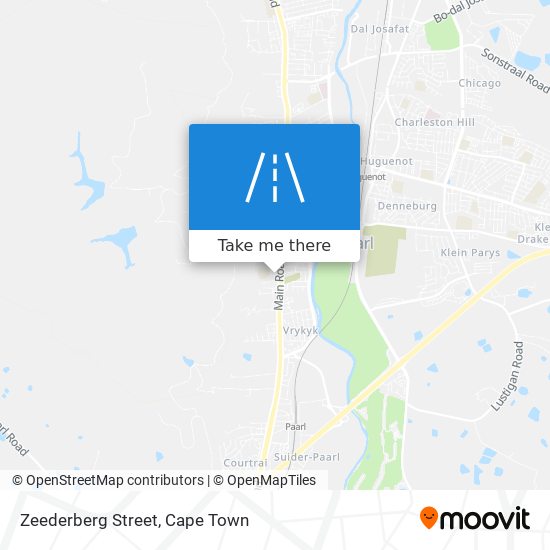 Zeederberg Street map