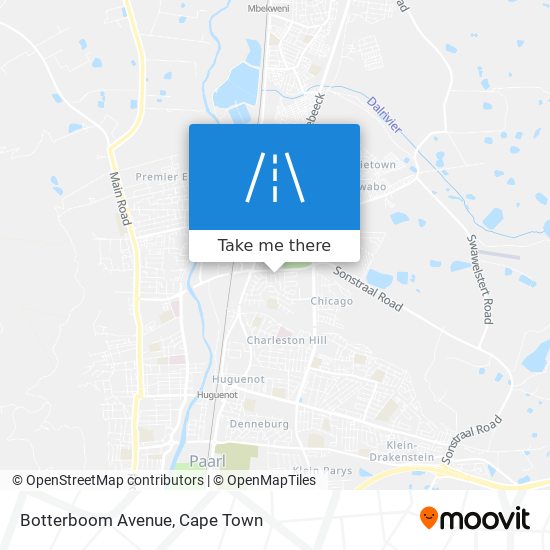 Botterboom Avenue map