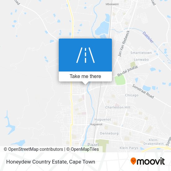 Honeydew Country Estate map