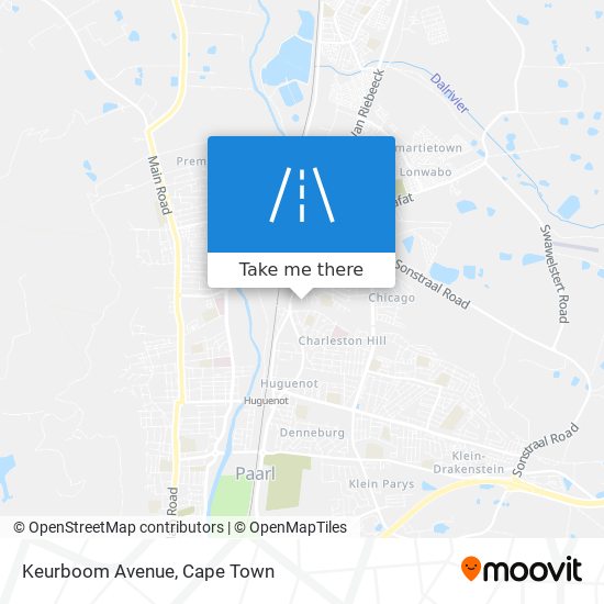 Keurboom Avenue map