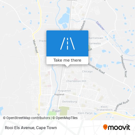 Rooi Els Avenue map