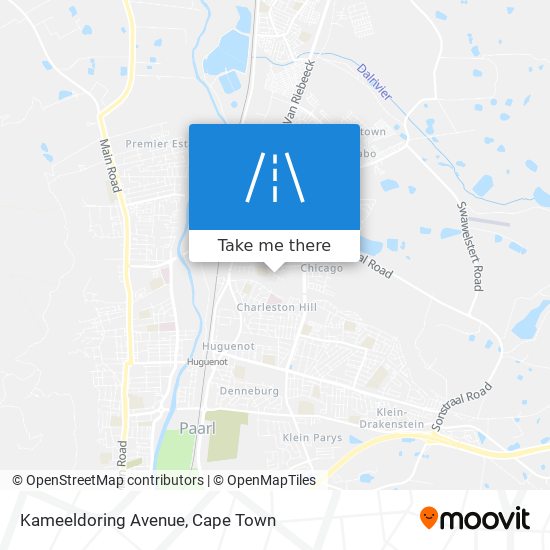 Kameeldoring Avenue map