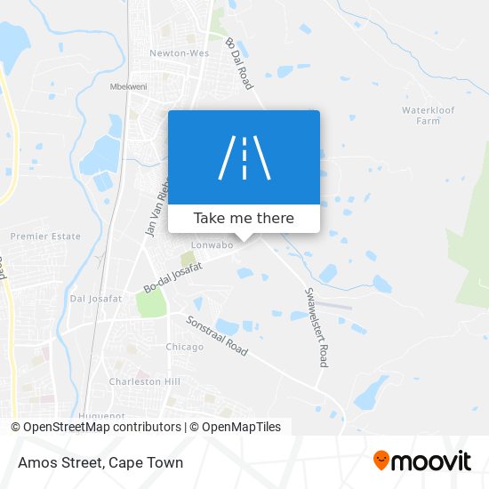 Amos Street map