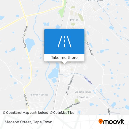 Macebo Street map