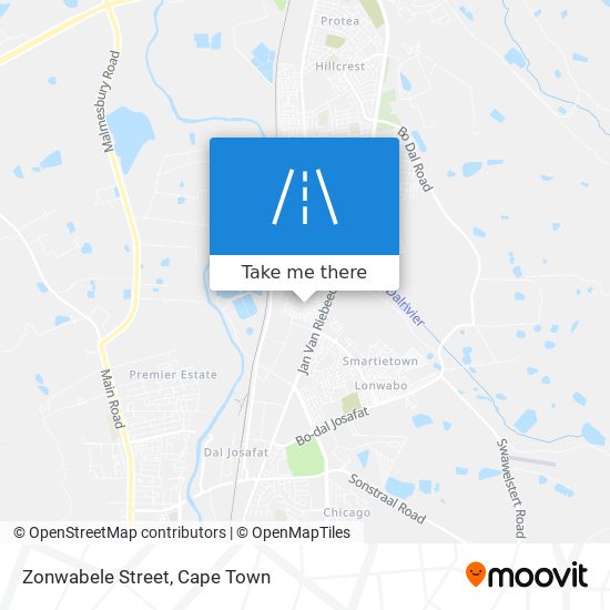 Zonwabele Street map