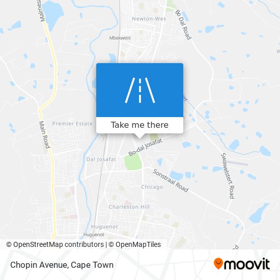 Chopin Avenue map