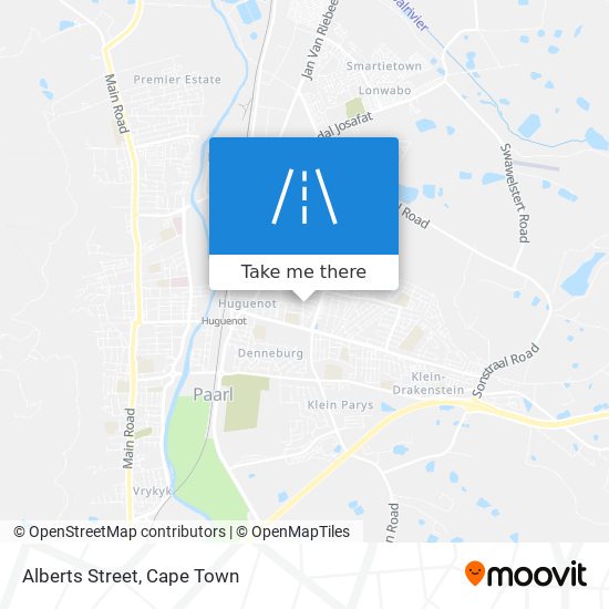 Alberts Street map