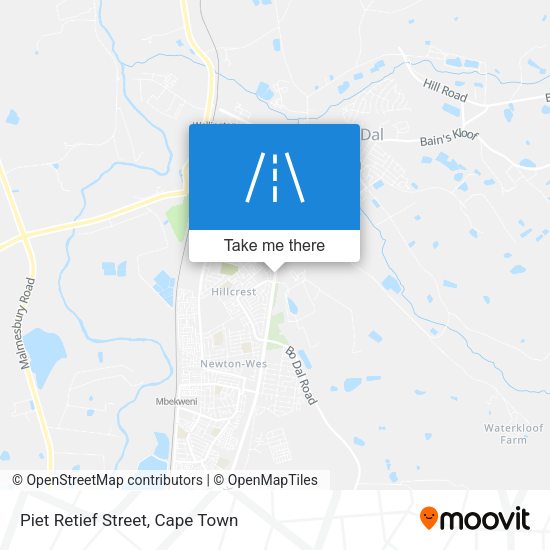 Piet Retief Street map