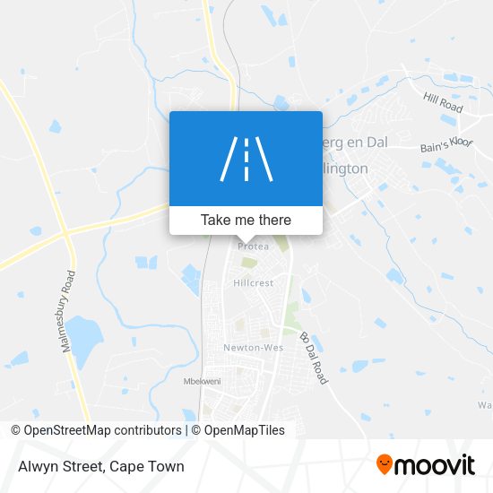 Alwyn Street map