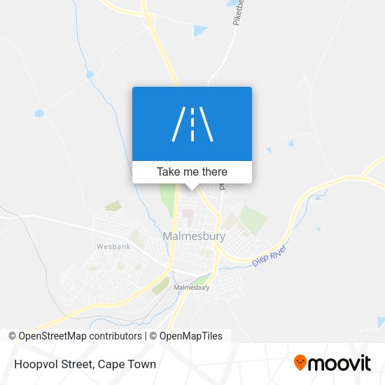 Hoopvol Street map