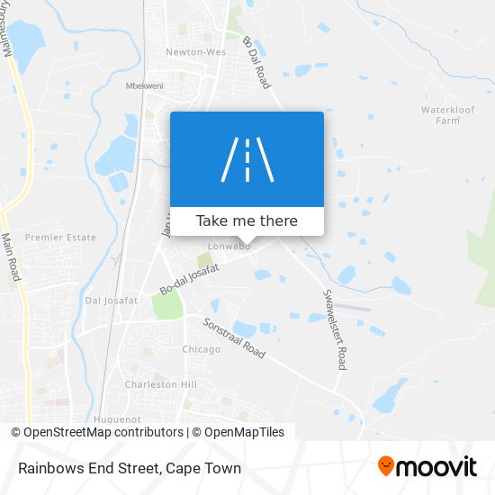 Rainbows End Street map