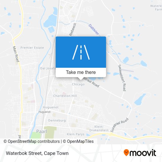 Waterbok Street map