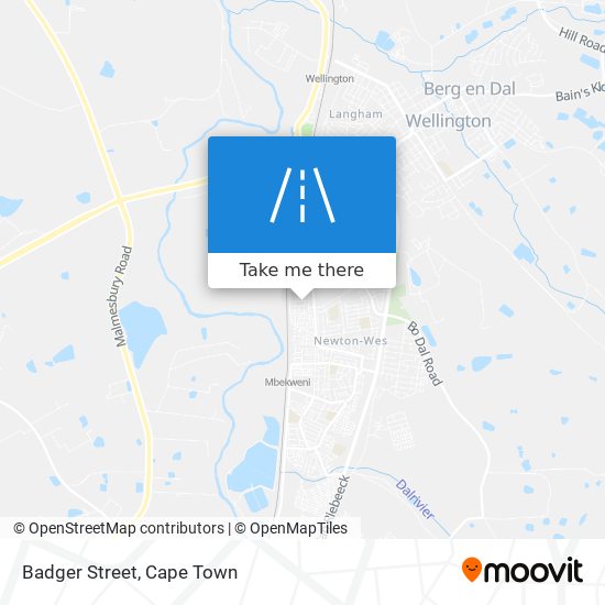 Badger Street map