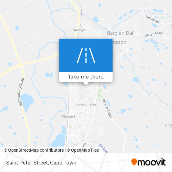 Saint Peter Street map