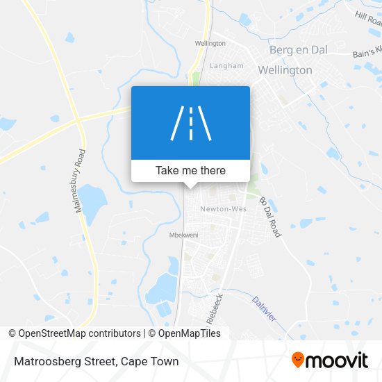 Matroosberg Street map