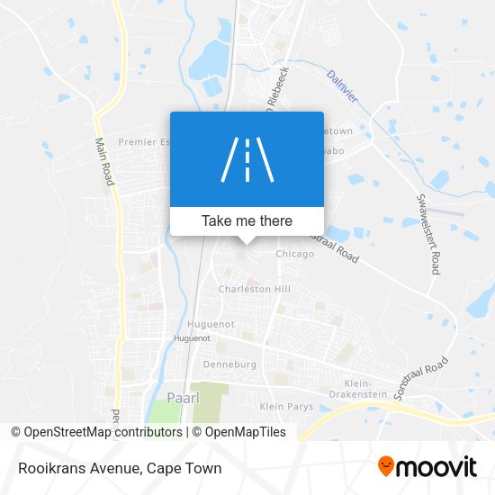 Rooikrans Avenue map