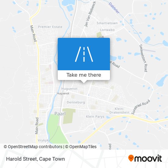 Harold Street map