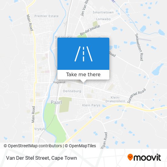 Van Der Stel Street map