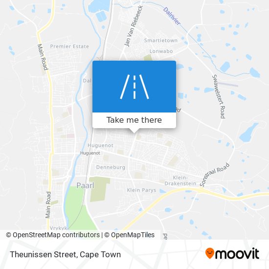 Theunissen Street map