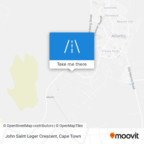 John Saint Leger Crescent map