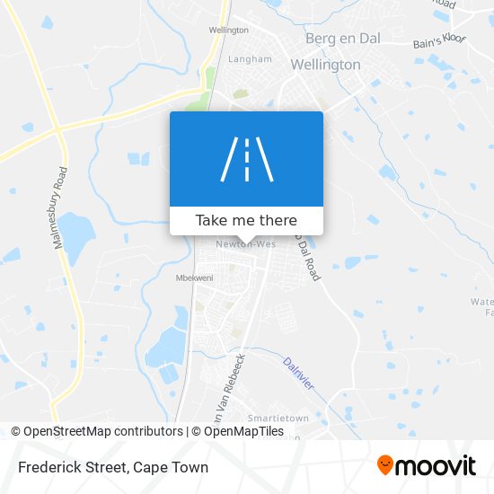 Frederick Street map