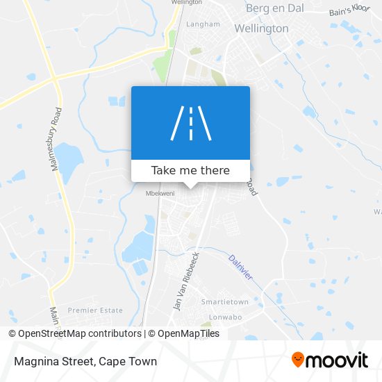 Magnina Street map