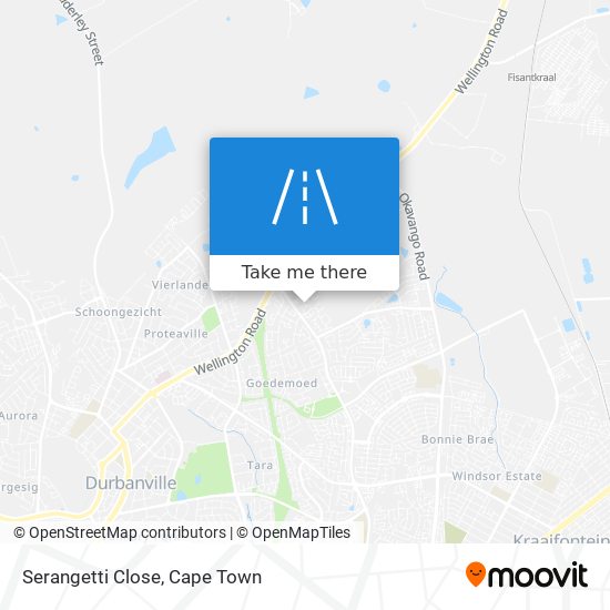 Serangetti Close map