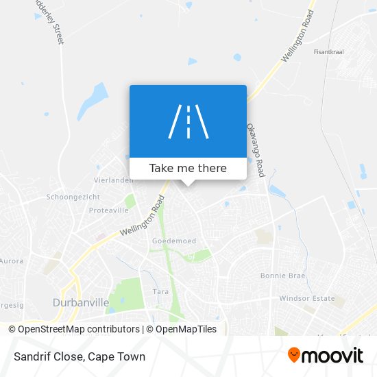 Sandrif Close map