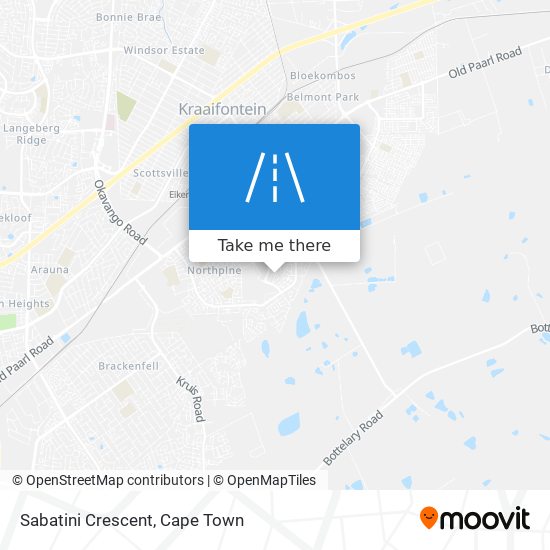 Sabatini Crescent map