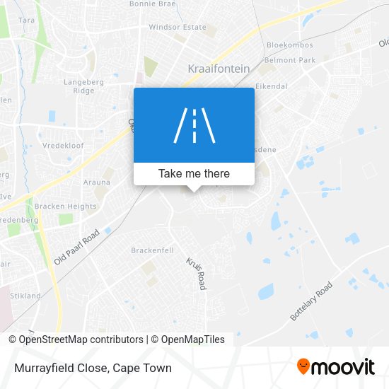 Murrayfield Close map