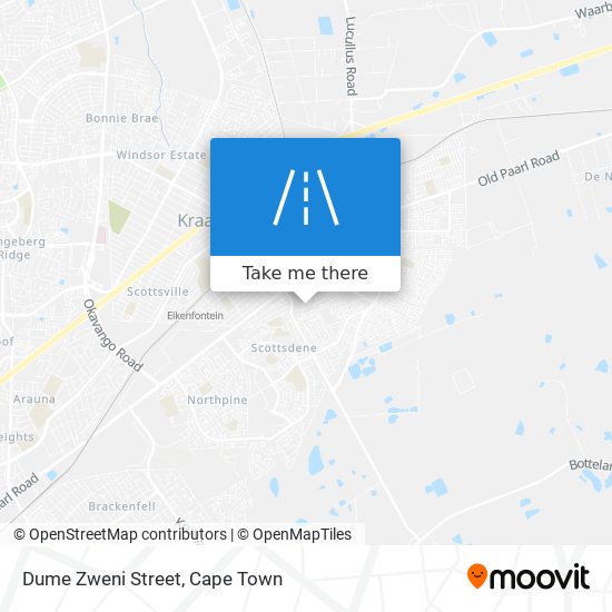 Dume Zweni Street map