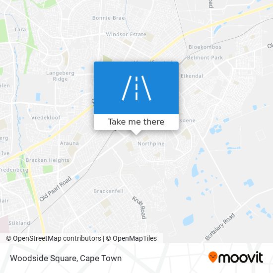 Woodside Square map