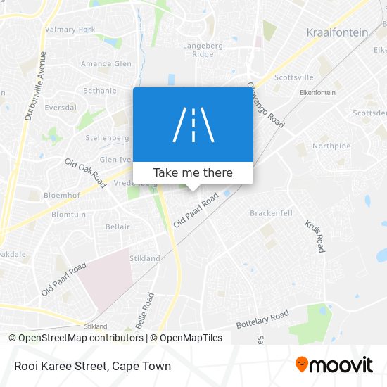 Rooi Karee Street map