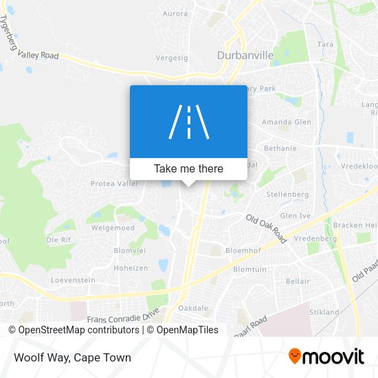Woolf Way map