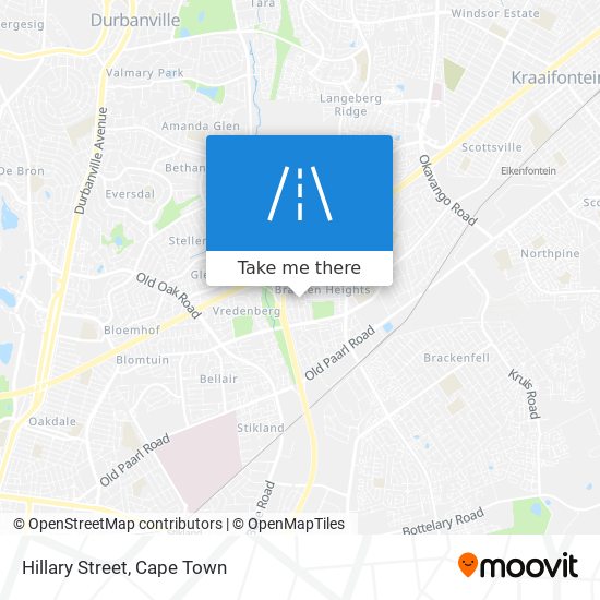 Hillary Street map