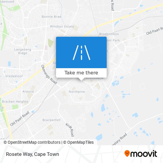 Rosete Way map