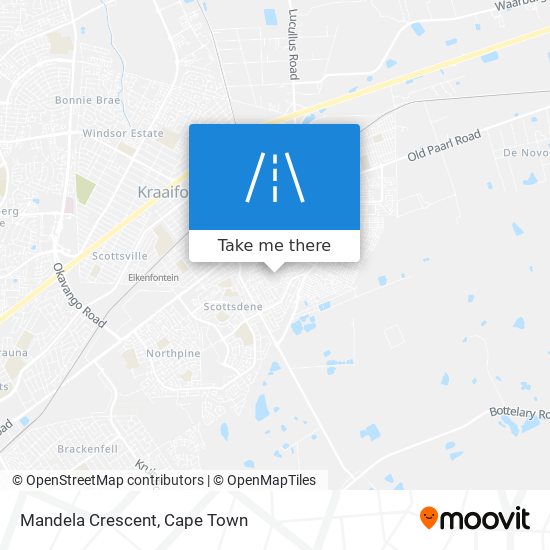 Mandela Crescent map