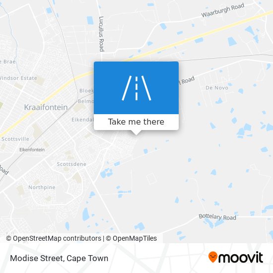 Modise Street map