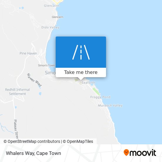 Whalers Way map