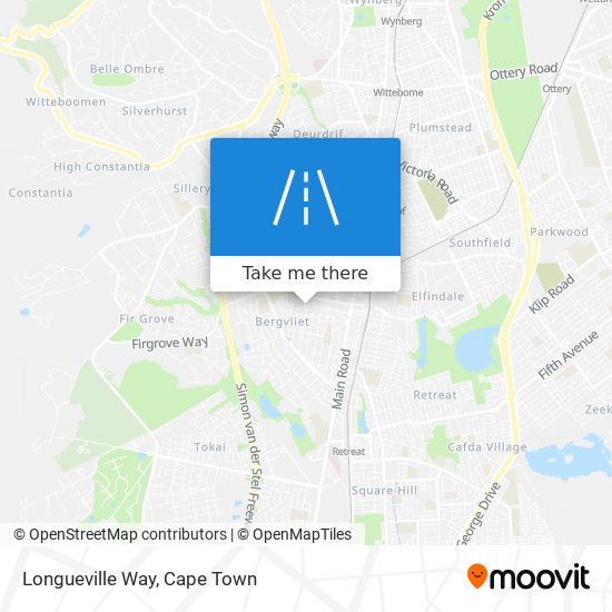 Longueville Way map
