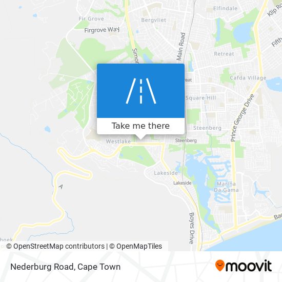 Nederburg Road map