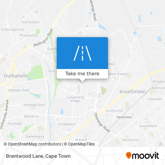 Brentwood Lane map