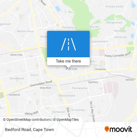 Bedford Road map