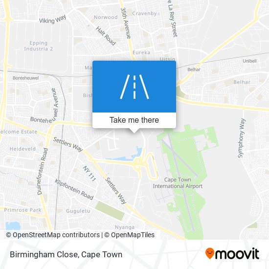 Birmingham Close map