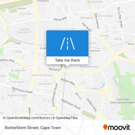 Botterblom Street map